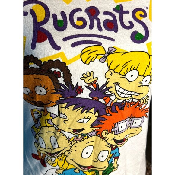 Nickelodeon Rugrats Graphic T-Shirt XL Juniors Tee Angelica Tommy Susie - Picture 8 of 8